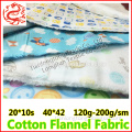 c100 20*10 40*42 high quality baby heated blanket fabric bedding flannel